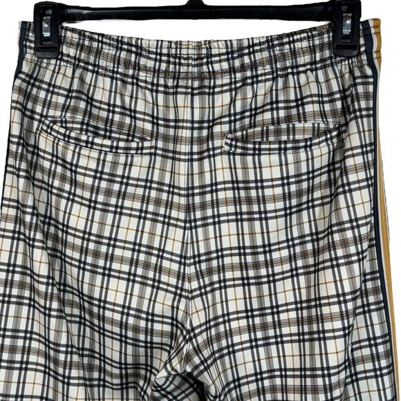 Urban Outfitters Medium Pants Plaid Pull-On Stretch Zip Pockets Hi-Rise Creased - Picture 5 of 9